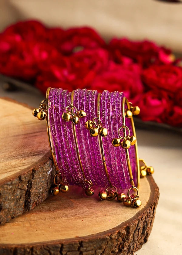 Raindrop- Purple Gold